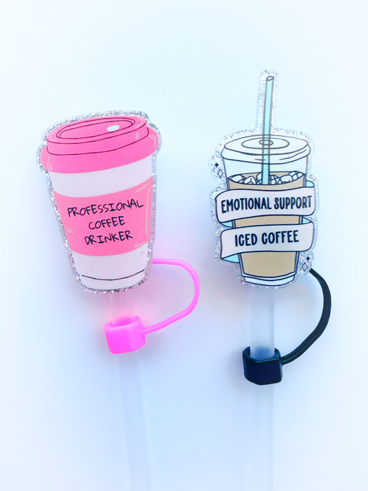 Coffee Lover Straw Topper