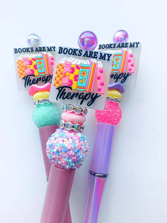 Books Are My Therapy Pen