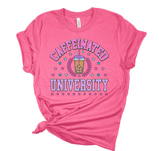Caffeinated University Tee